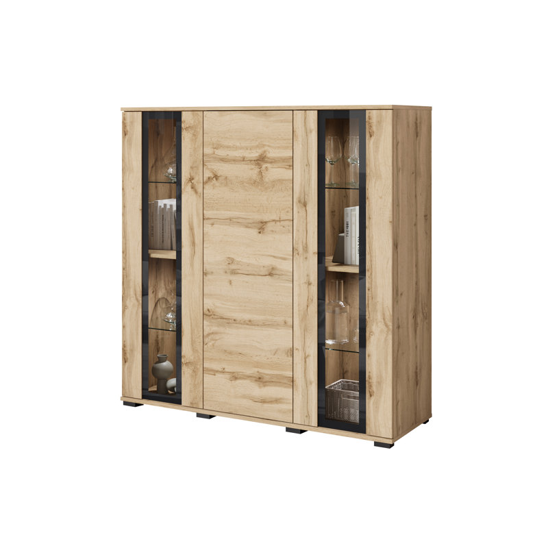 Myton Laminate Rectangle Accent Cabinet, Brown