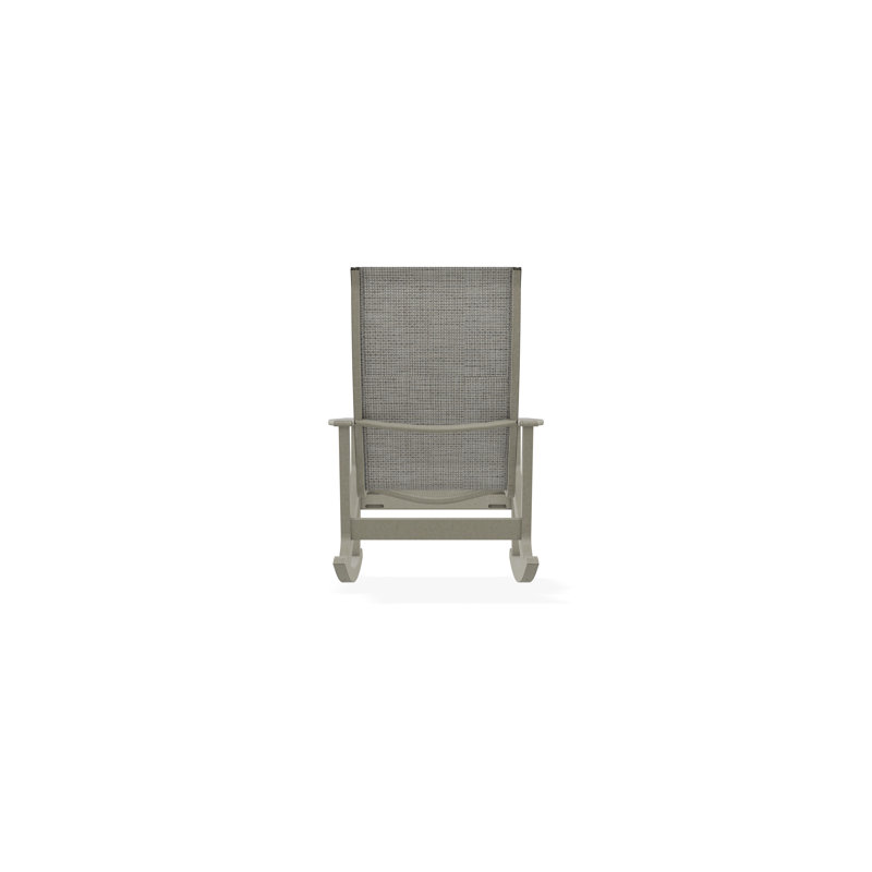 Wexler Polymer Outdoor Lounge Chair, Storm, Burke