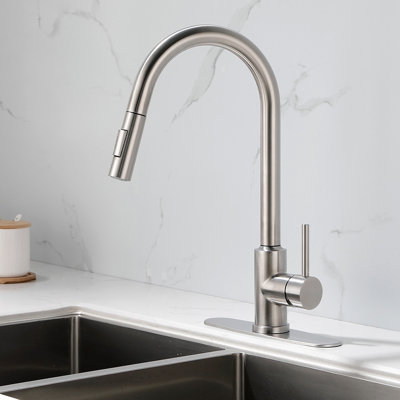 Robinet de cuisine monocorps à poignée simple