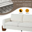 Modular Sofas Boucle Polyester Wood Modern Set For Home Family