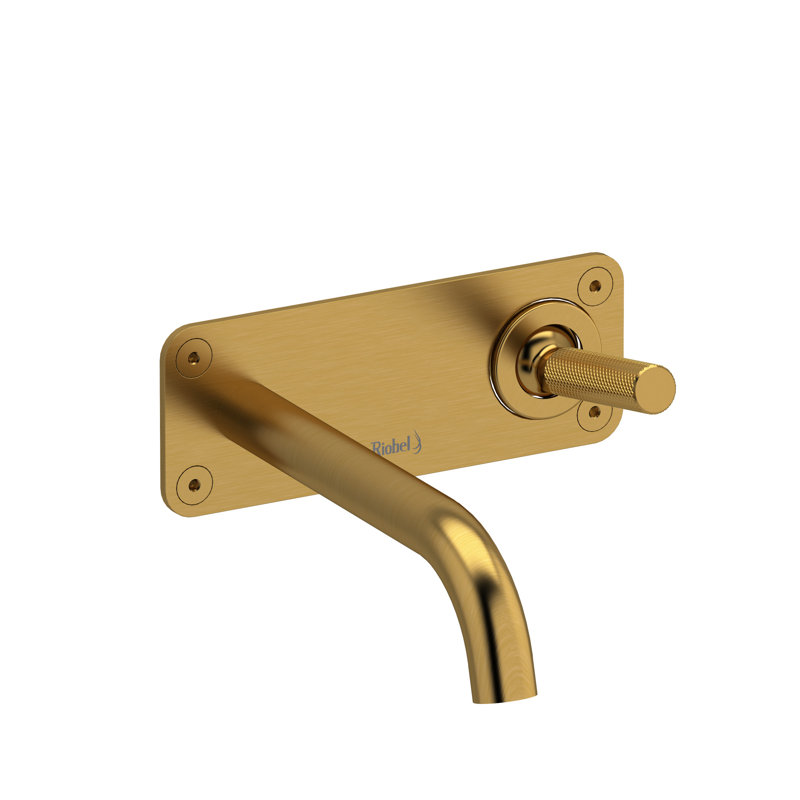 Riu™ Wall Mounted Bathroom Faucet, Brushed Gold