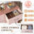 Tall 8-Drawer Dresser for Bedroom, Storage Tower with Fabric Bins, Double Dressers, Chest of Drawers for Closet, Living Room, Hallway, Dorm-1331369495