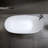 Freestanding Bathtub Resin Stone Soaking Bathtub Solid Surface Modern Tubs With Overflow And Pop-Up Drain-121168490