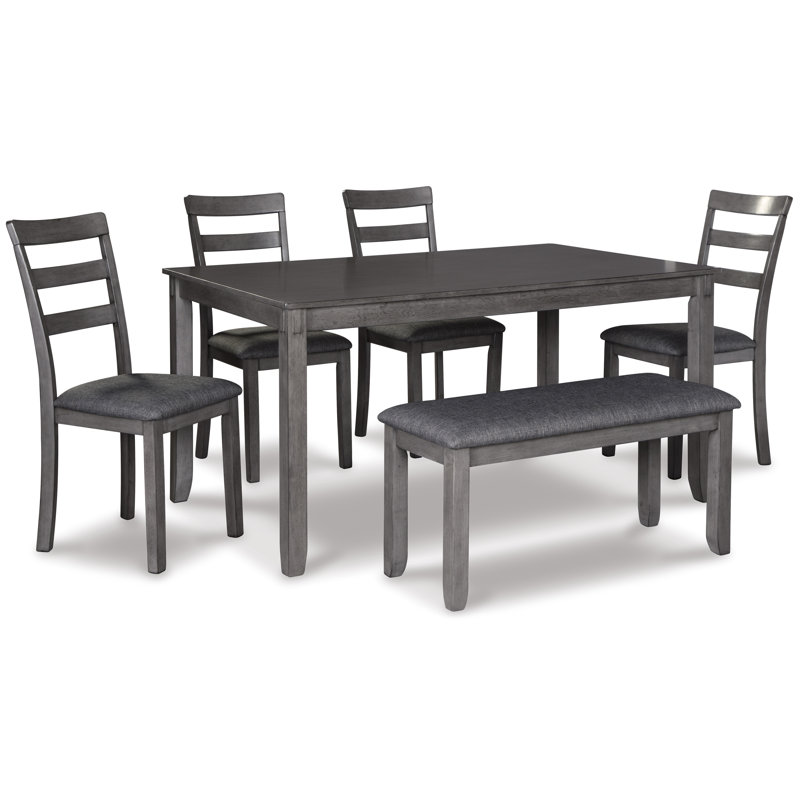 Nazihah Dining Set, Gray