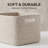 2 Pack Cotton Rope Cube Storage Bins with Handles