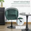 Tarantino Swivel Upholstered Adjustable Height Counter Stool with Metal Frame-409548227