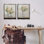 «Pampas Eucalyptus Bouquet», ensemble de 2 toiles flottantes encadrées par Julia Purinton