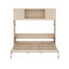 Grand lit escamotable avec armoires de rangement-1237432484