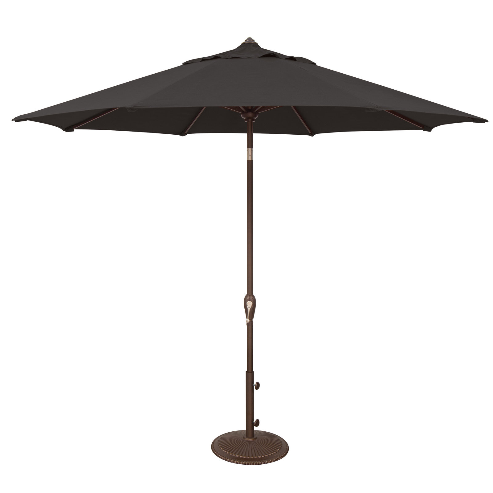 Colete 108'' Outdoor Umbrella, Black