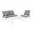 Mosier 3 - Person Patio Conversation Set with Cushions-134574648-134574651