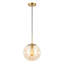 Luminaire suspendu sphérique 1 lumière Fika