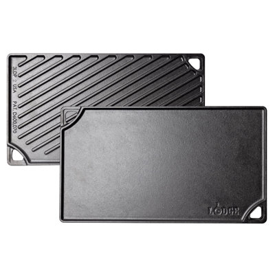 Lodge Cast Iron Griddle Black