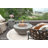 Roca 34" Round Outdoor Fire Pit Bowl-73383496