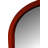 Osman Glossy Intense Rust Wall Mirror-191064836