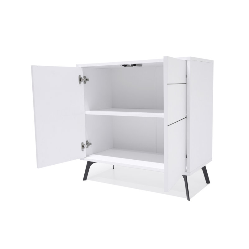 Buffet 2 portes Tom (blanc), Blanc