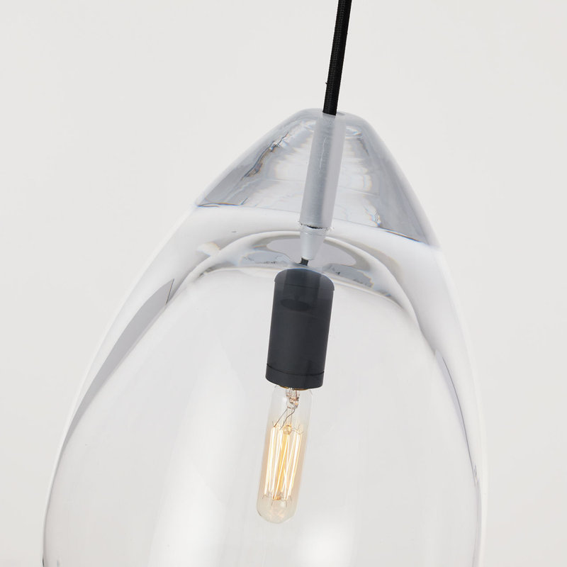 Alina Accent Pendant, 156.5" H x 8.5" W x 8.5" D, Nightshade Black, LED Lamp