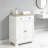 Sideboard Buffet Cabinet, 2-Doors Door Kitchen Cabinet, Coffee Bar Storage With 2 Drawers, Adjustable Shelf For Living Room And Hallway, White-1945857828