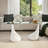 Coffee Table End Table Living Room Side Table with Round Glass Top-2017588815