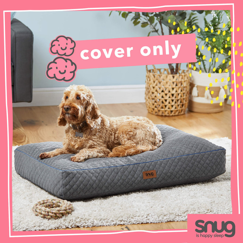 Snug Furry Friends Replacement Cover for Pet Bed, 11cm H x 90cm W x 60cm D