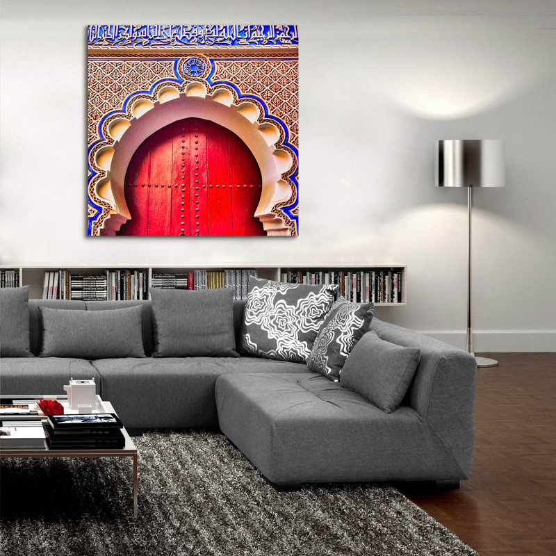 "Porte marocaine classique" par Mark A Paulda, H 36 po x l 36 po x P 0,2 po