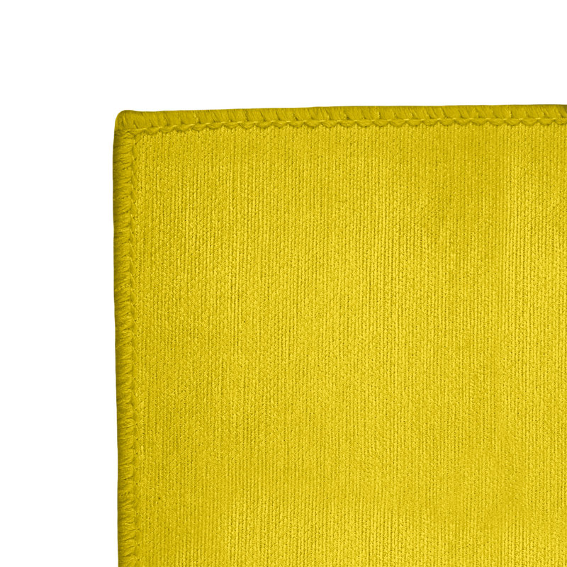 Tapis de zone jaune/rouge rayé St Louis, Rectangle 8 pi x 10 pi