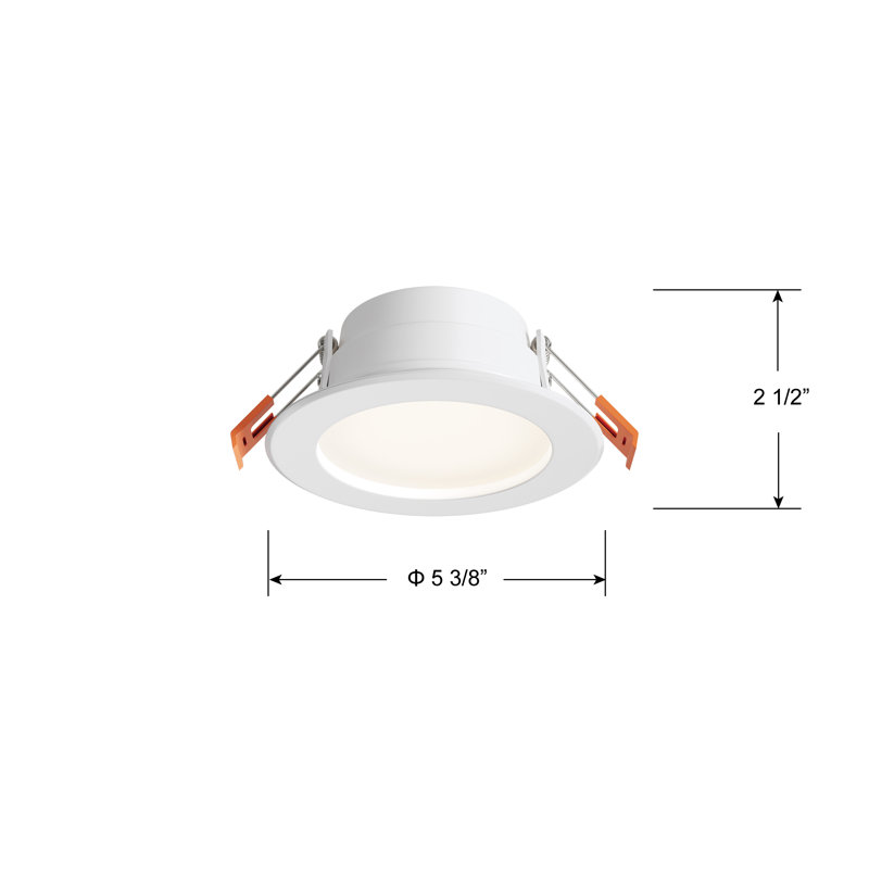 Commercial 4" 3W 5CCT LED Slim Recessed Light