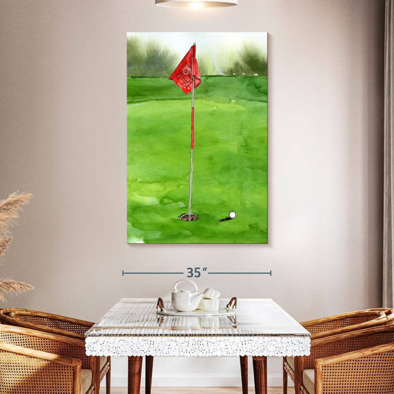 Sireci Tee Off Time I, 51" H x 34" W