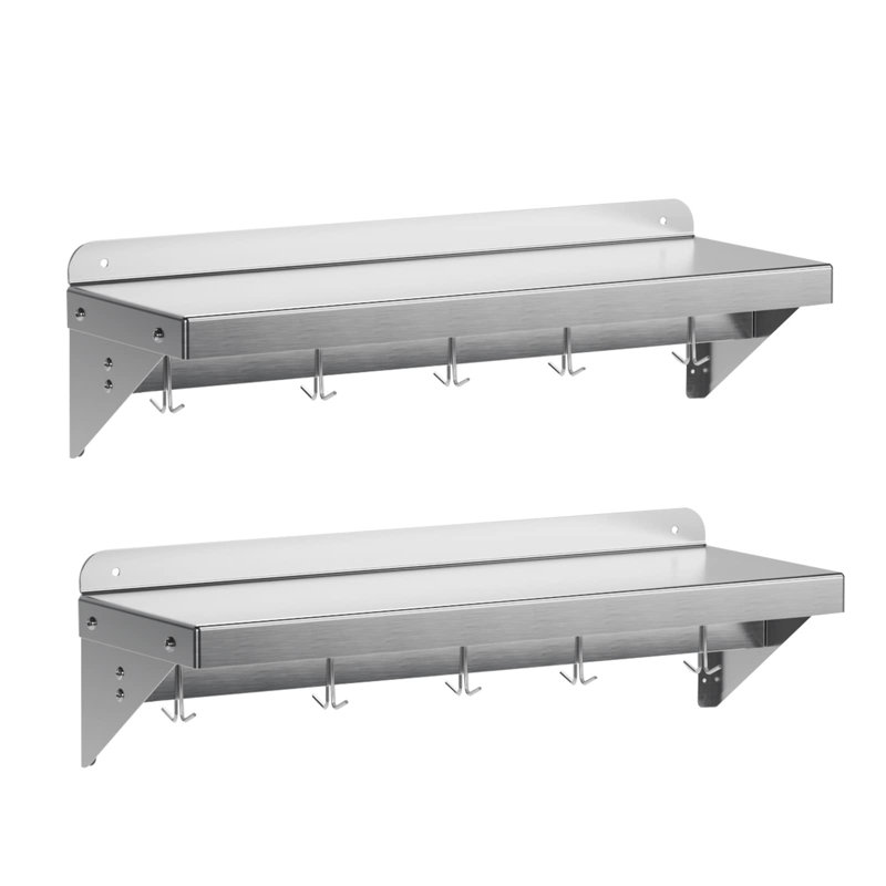 Support à casseroles en acier, H 12 po x l 24 po x P 12 po