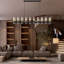 Lustre lumineux linéaire pour îlot de cuisine-1039968582-1039968581-1032353062