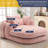 Cloudlike Chenille Chaise – Compression-Molded Foam Lounge-655036101