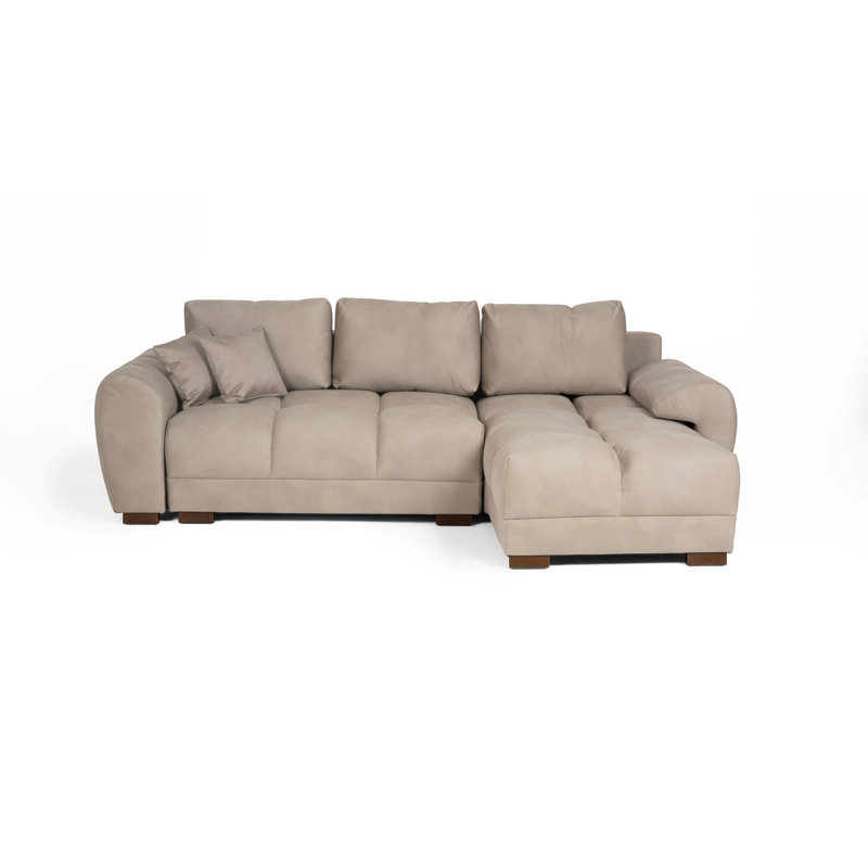 Sectional, RIGHT, BEIGE