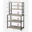 Fechteler 80cm Steel Standard Baker's Rack with Microwave Compatibility-1407541627-1407541574
