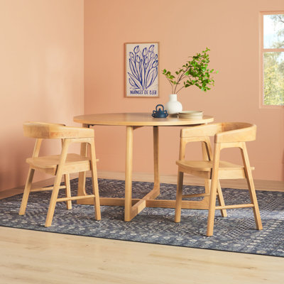 Chaise en bois massif Lorrenda