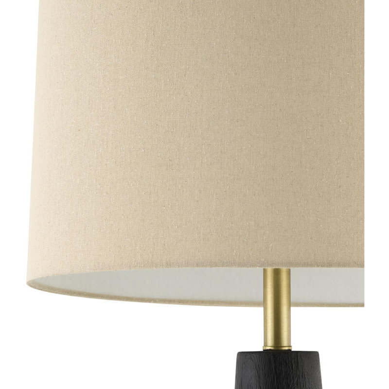 Lampe sur pied Vaila, Noir