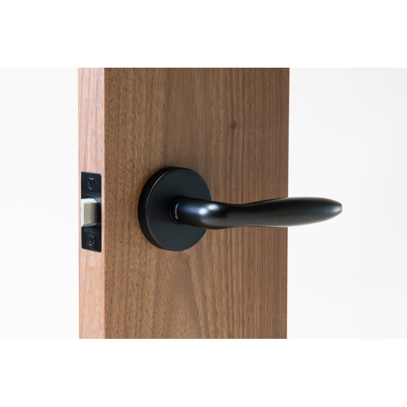 Ensemble d'intimité Alpine avec levier rond 26 po Alpine, 2,375 po, Noir satiné