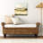 Calne Upholstered Wicker Bench