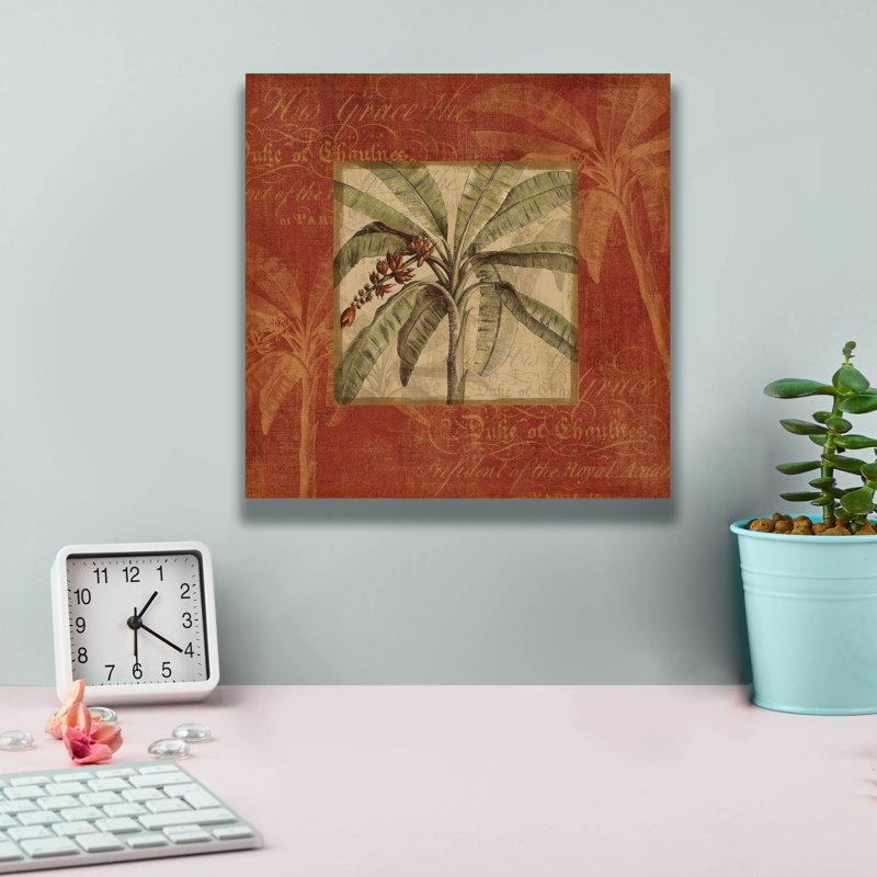 «Royal Palm III» par NBL Studio, H 12 po x l 12 po x P 0,75 po