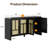 Rattan Sideboard Buffet Cabinet with Storage
