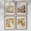 «Vintage Floral Print XXXV», 4 pièces-552353115-552353108