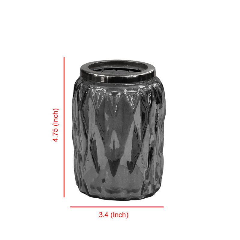 Glacier Bathroom Accessory, Smoke/Black