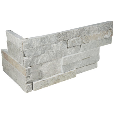 Sydney Glow 6 in. x 18 in. Split Face Quartzite Stone Look Tile