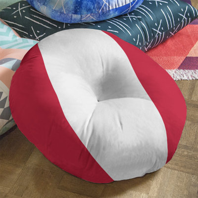 Atlanta Throwback Football Tufted Floor Pillow