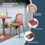 Chaise de salle à manger d'extérieur empilable (ensemble de 2)-285663846