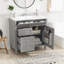 Ensemble de meuble-lavabo simple 36 po avec plateau Clancie-1309714391
