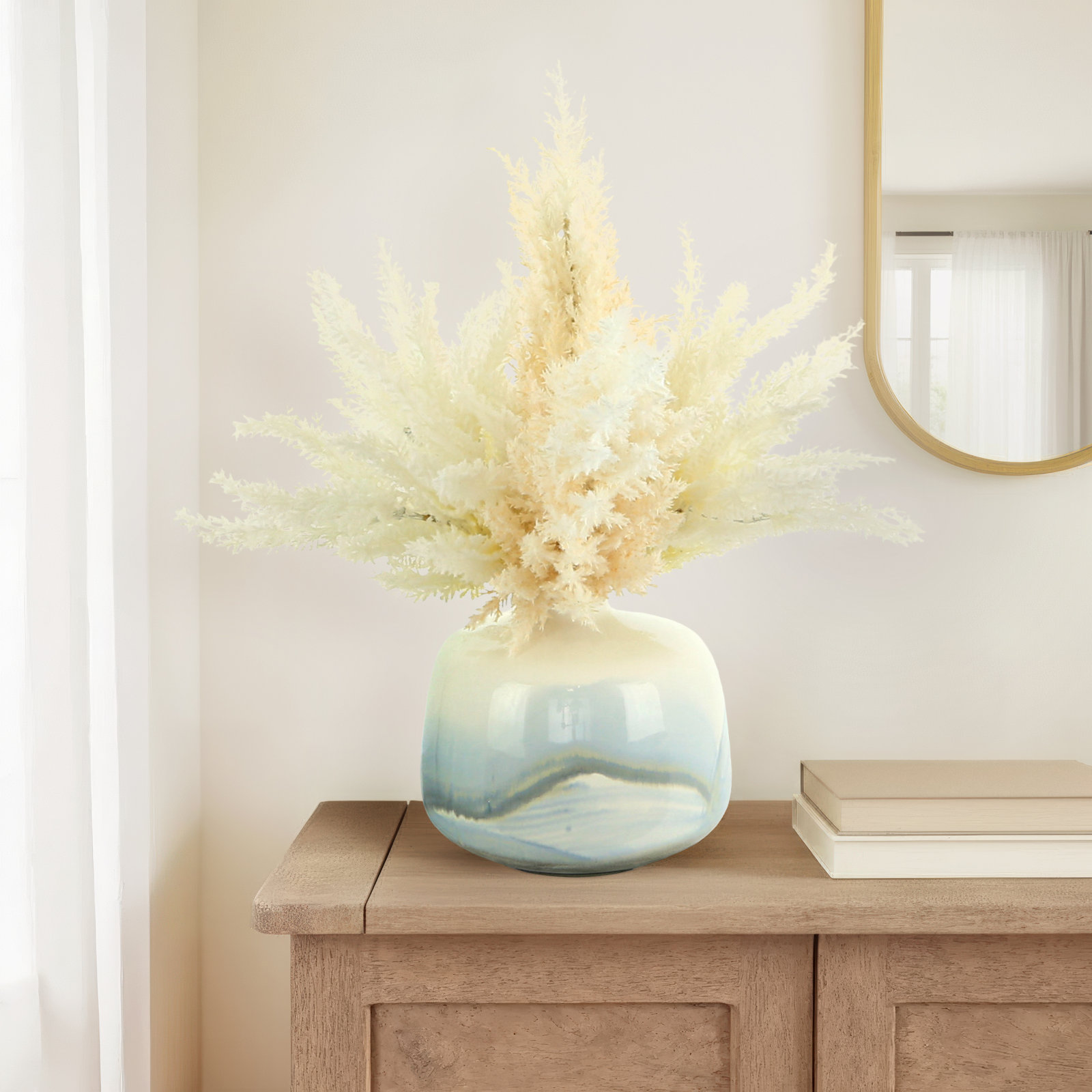 Hydrangea Floral Arrangement in Vase