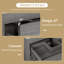 Meuble-lavabo simple mural 23,4 po Petronille