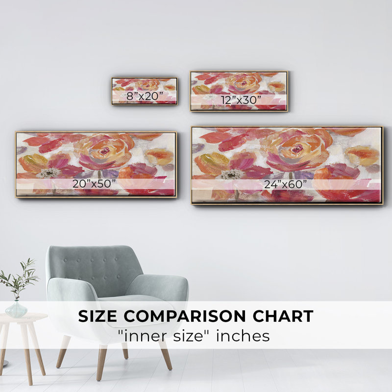 Fancy Free- Framed Canvas, 20" H x 50" W