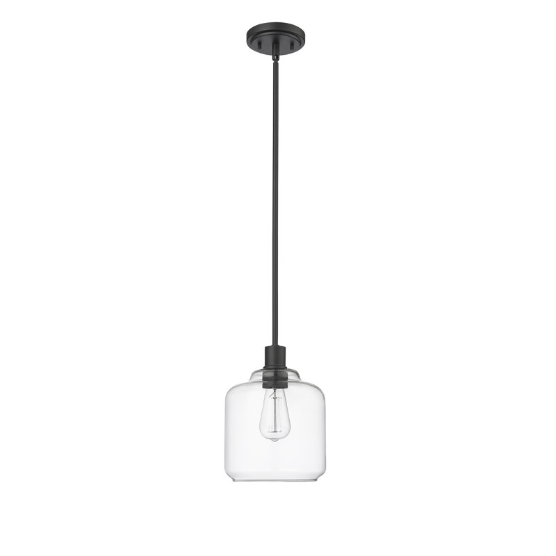 Asheville 1 - Light Dimmable Pendant, Matte Black
