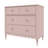 Charlotte 4 Drawer Dresser, Blossom Pink-1961826673