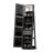 360°Swivel Jewelry Cabinet With Full Length Mirror, 360°Rotating Standing Jewelry Armoire Organizer, Lockable Storage Cabinet, Interior Lighted Mirror-1790822227